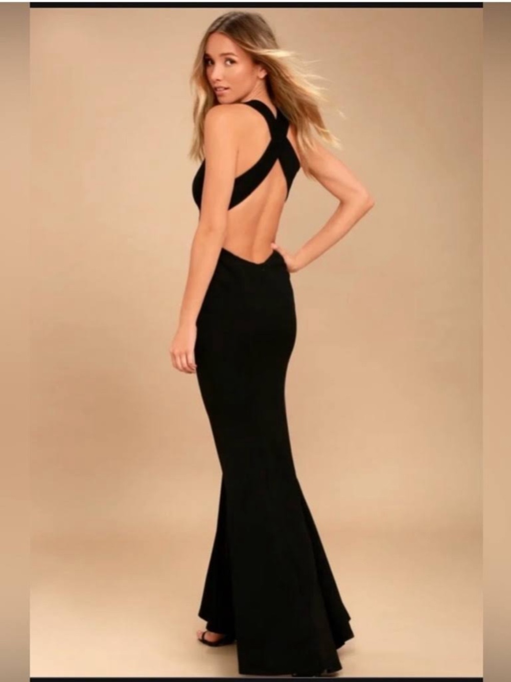 Lulus Heaven and Earth Black Maxi Dress - Picture 1 of 4
